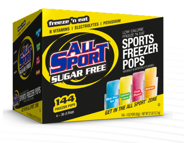 All Sport Sugar Free Variety Pack Freezer Pops