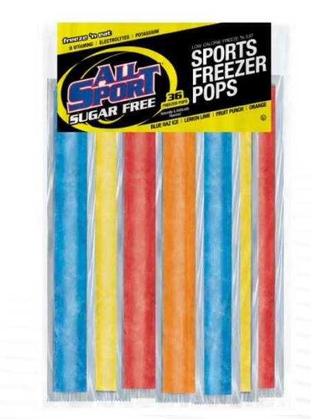 All Sport Sugar Free Variety Pack Freezer Pops