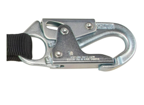 Safewaze 18″ D-ring Extender: Snap Hook, D-ring #FS813