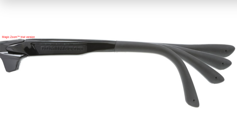 MCR Dominator™ DM3 Series Safety Glasses with Polarized Black Mirror Lenses - HardHatGear