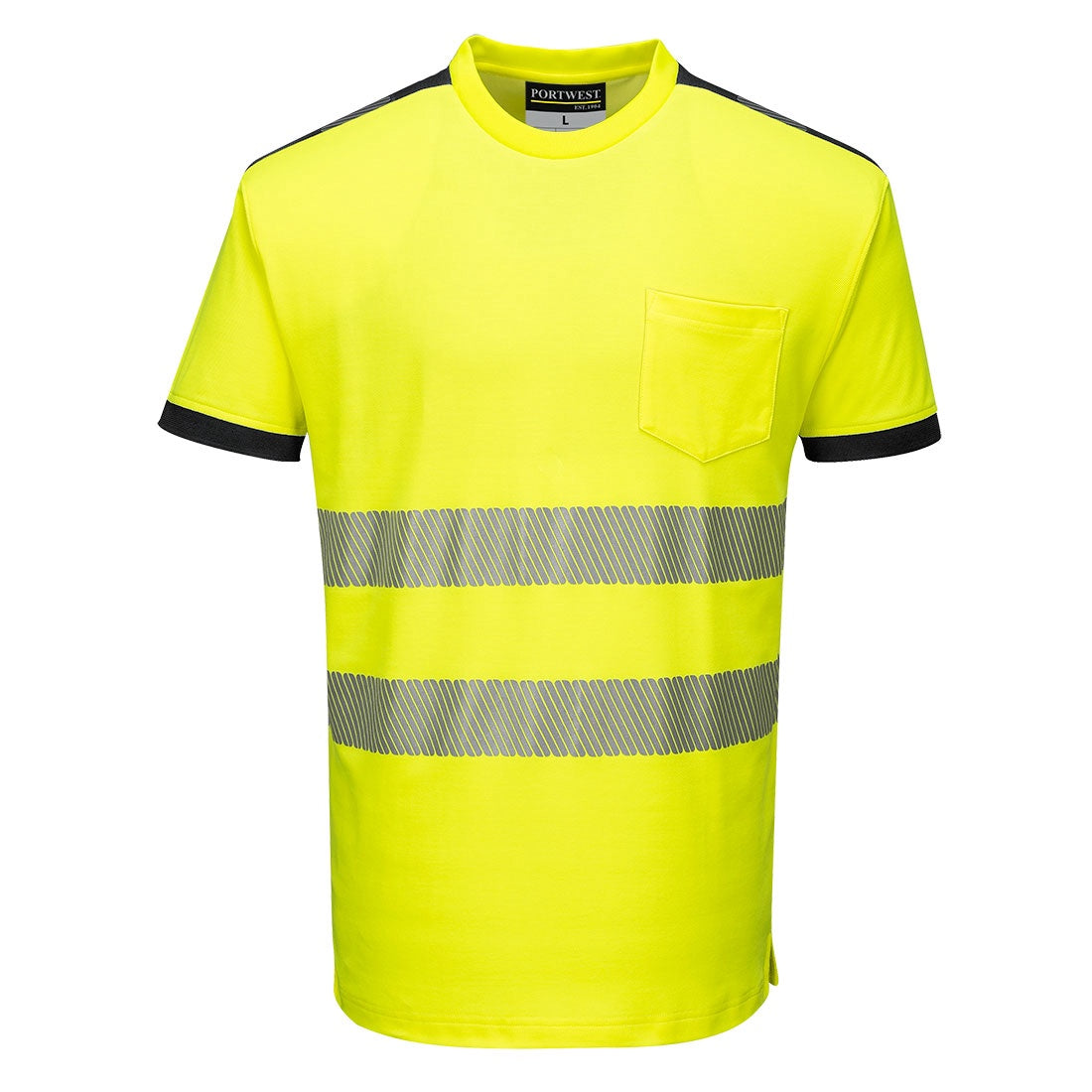 Portwest PW3 Hi-Vis Cotton Comfort T-Shirt S/S - T181