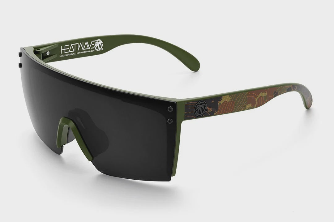 Heat Wave Lazer Face Topo Camo Z.87 Safety Glasses