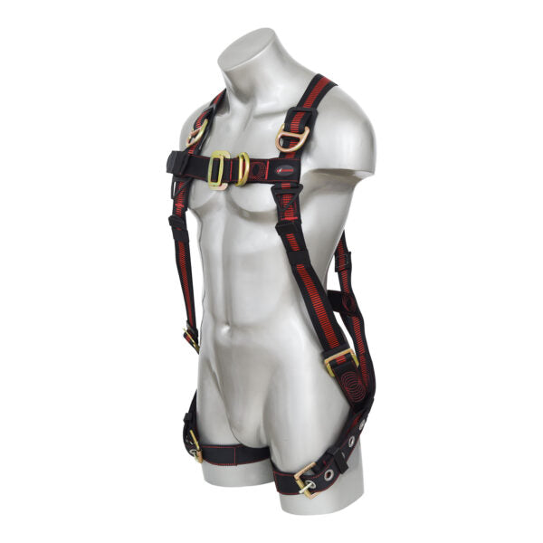KStrong® Kapture™ Elite 5-Point Full Body Harness, Dorsal D-ring, Front D-ring, Shoulder D-rings, TB Legs (ANSI)