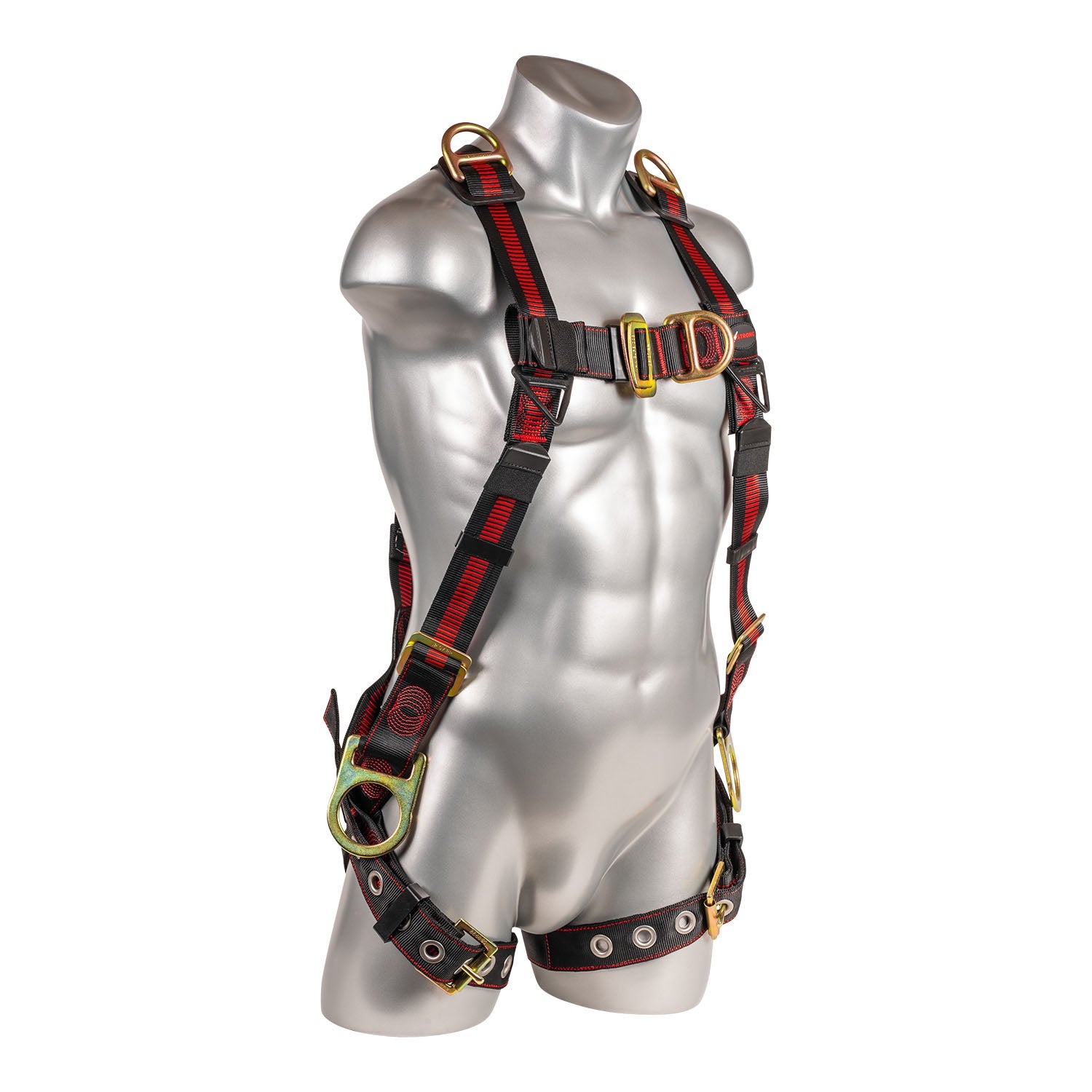 KStrong Kapture Elite 5-Point Full Body Harness, with Dorsal, Front, Shoulder, and Side D-rings, TB Legs #UFH10261G