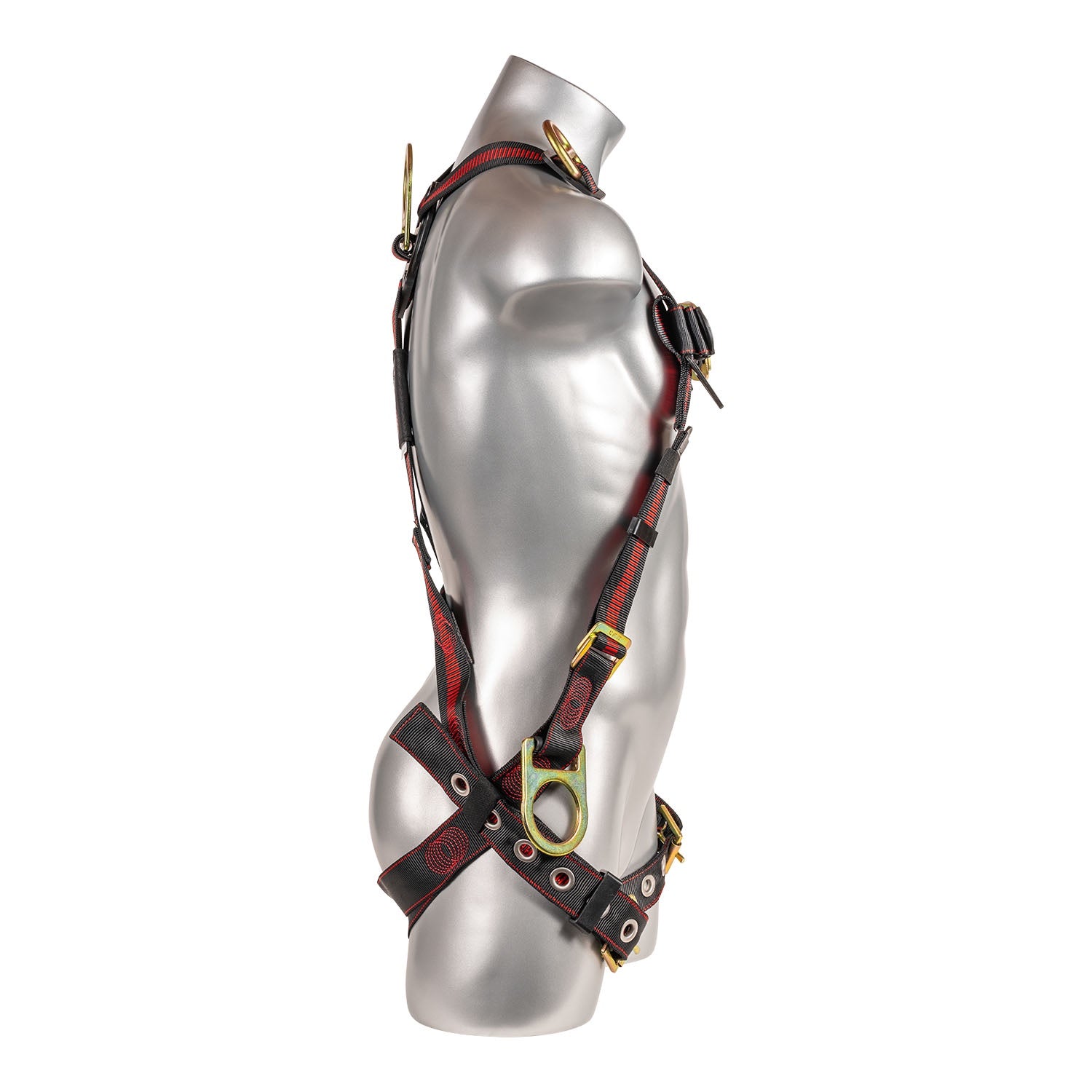 KStrong Kapture Elite 5-Point Full Body Harness, with Dorsal, Front, Shoulder, and Side D-rings, TB Legs #UFH10261G