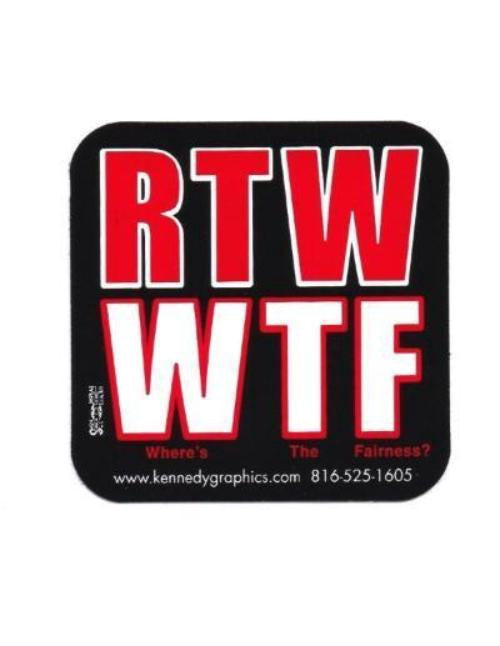 RTW/WTF Hard Hat Sticker #S110