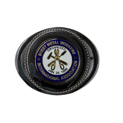 Union Sheet Metal Powerhouse Belt Buckle #BW-BB-SM