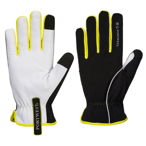 Portwest PW3 Winter Glove Black/Yellow - HardHatGear