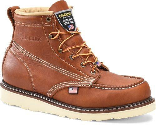 Carolina Men's 6" Steel Toe, Moc Toe Wedge Boot #CA7503- Discontinued