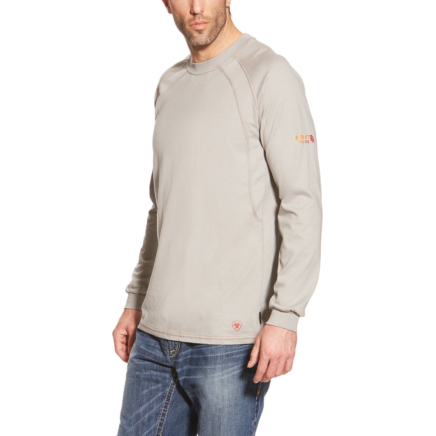 Ariat FR Silver Fox Long Sleeve Work Crew Shirt #10012258