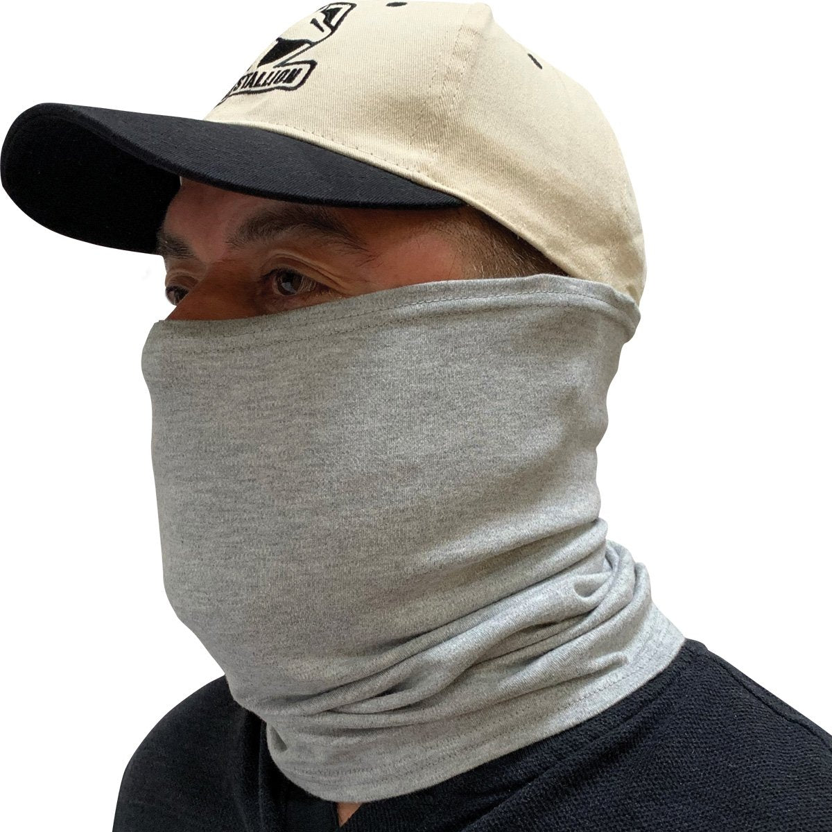 Black Stallion Flame-Resistant Cotton Knit Neck Gaiter