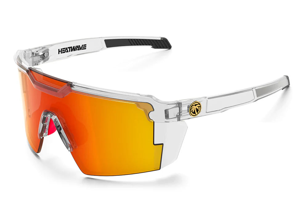 Heat Wave Future Tech Sunglasses: Vapor Clear/Sunblast Z87+