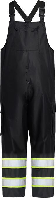 GSS Class E Premium Waterproof Black Rain Bib - NON ANSI #6809