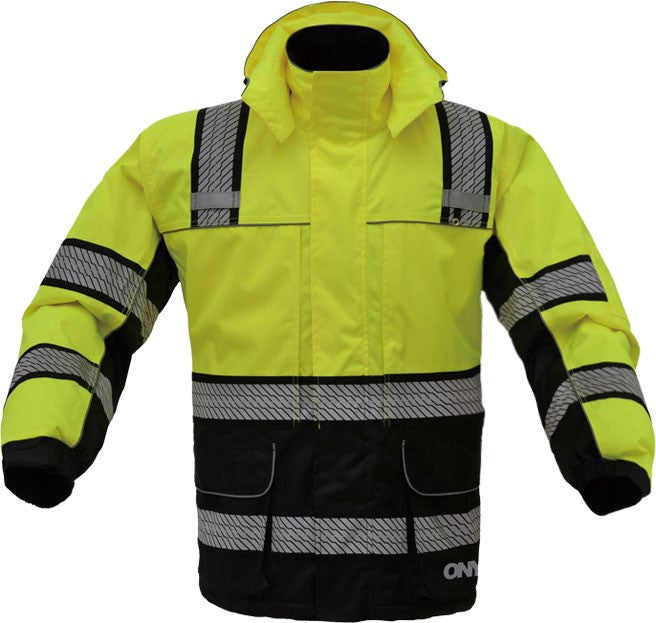 GSS Safety ONYX Rip Stop Parka with Removable Fleece Liner-Teflon Protection
