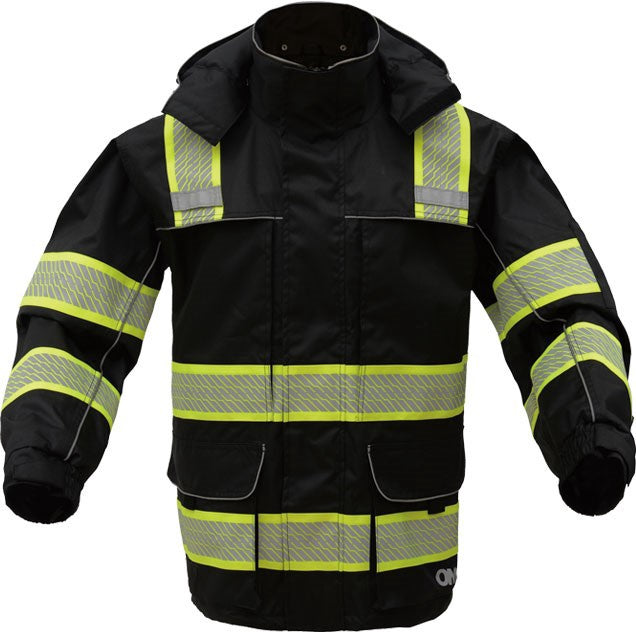 GSS Safety ONYX Rip Stop Parka with Removable Fleece Liner-Teflon Protection