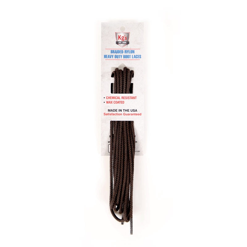 Kg's Heavy Duty Braided Nylon Boot Laces