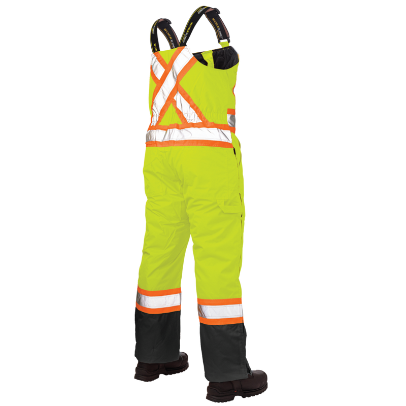 Tough Duck Poly Oxford Insulated Safety Bib Overall - HardHatGear