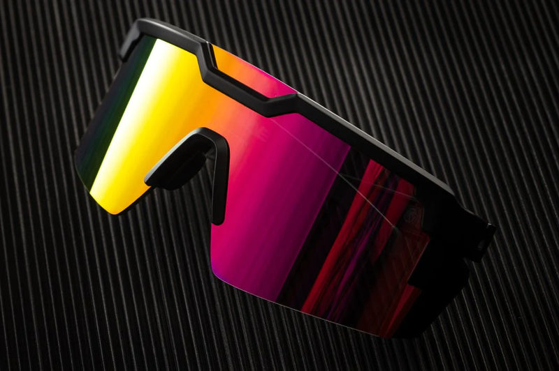 Heat Wave Future Tech Sunglasses: Black Frame Savage Spectrum Z87+ - HardHatGear