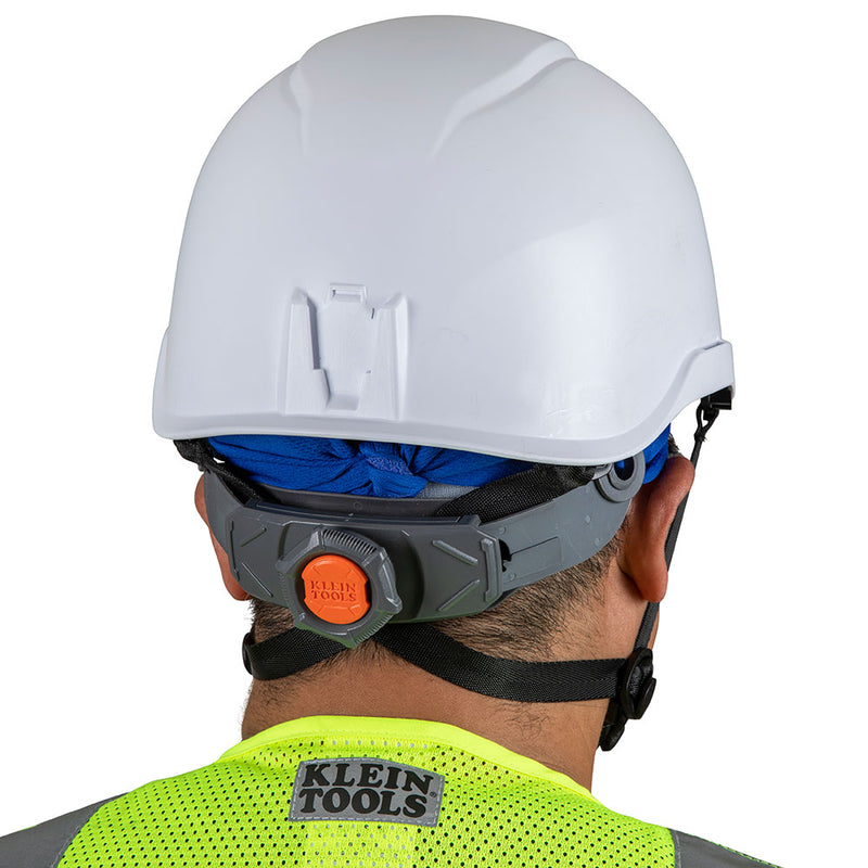 Klein Safety Helmet, Non-Vented-Class E, White