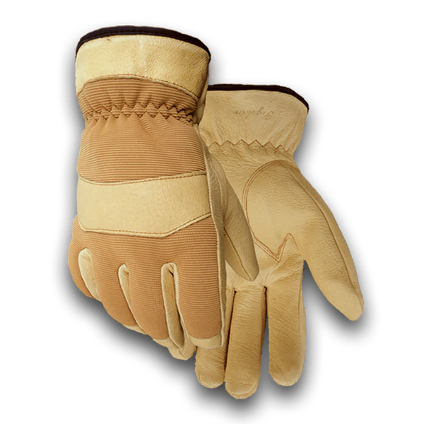 Golden Stag Winter Lined Pigskin Gloves #168 - HardHatGear
