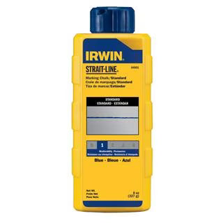 Irwin Strait-Line Standard Marking Chalk, 8 oz, Bottle
