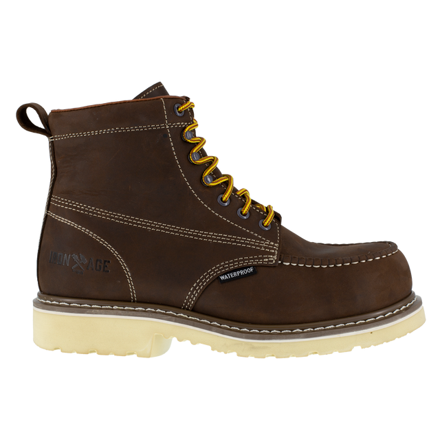 Iron Age Solidifier Mens Brown 6 Waterproof Work Boot IA5062