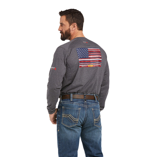 Ariat FR Air Brand Flag Graphic Top-Discontinued
