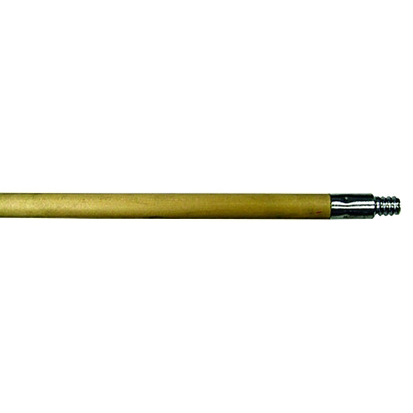 Anchor Wooden Broom Handle, Hardwood w/Metal Tip, 60 in x 15/16 in dia - HardHatGear