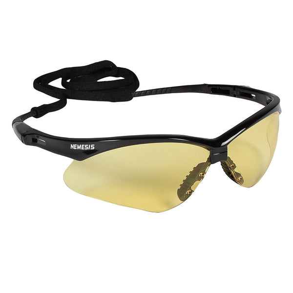 Nemesis Amber Lens Safety Glasses #25659 - HardHatGear