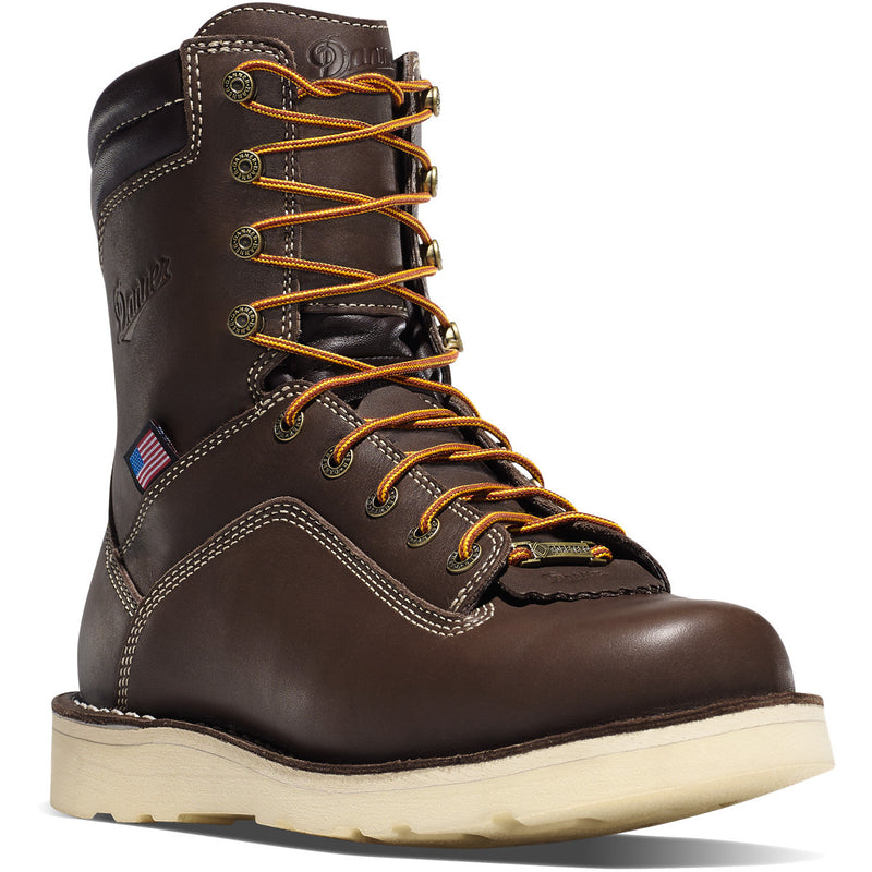 Danner Quarry USA 8" Brown Alloy Toe Wedge