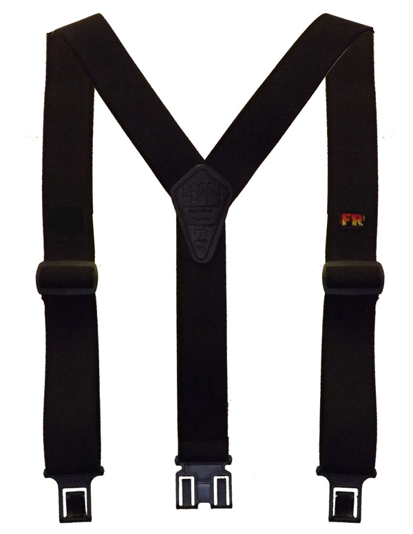 Perry Certified Flame Retardant Suspenders-Black - HardHatGear