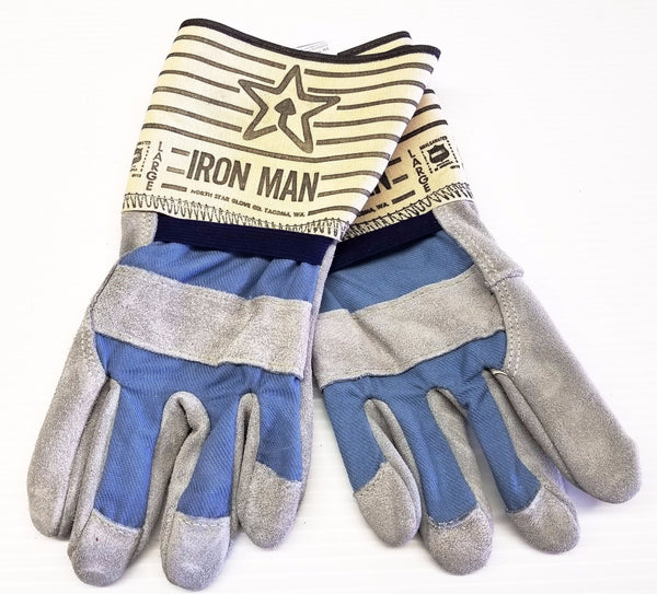 North Star Iron Man Leather Gloves #6825 - HardHatGear
