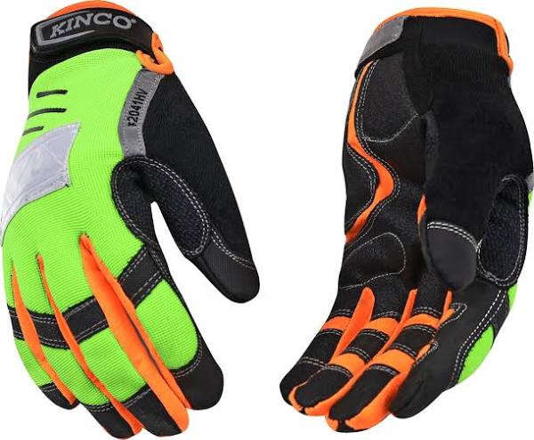 Kincopro Hi-Viz General Gloves #2041HV - HardHatGear