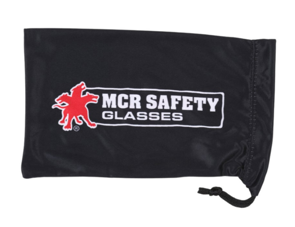 MCR Safety Mirofiber Eyeglass Bag Perfect for Safety Glasses and Prescription Eyewear - HardHatGear