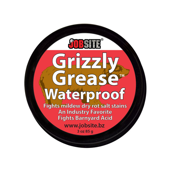 Jobsite 3OZ Grizzly Grease Waterproof Paste #54036 - HardHatGear