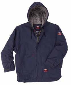 Key Flame Resistant Insulated Duck Hooded Jacket - HardHatGear