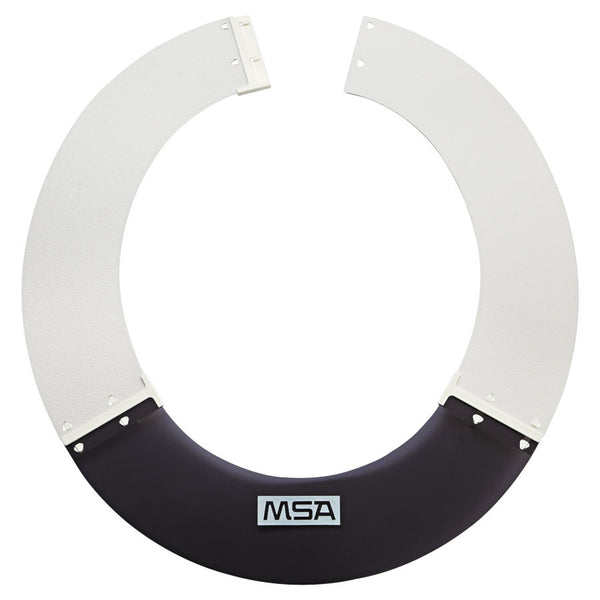 MSA V-Gard Full Brim Hard Hat Sun Shield #697410 - HardHatGear