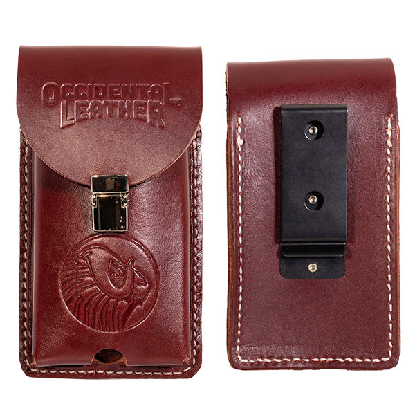 Hand and Hide Custom Leather Left-Handed Wallet Phone Case - Hand