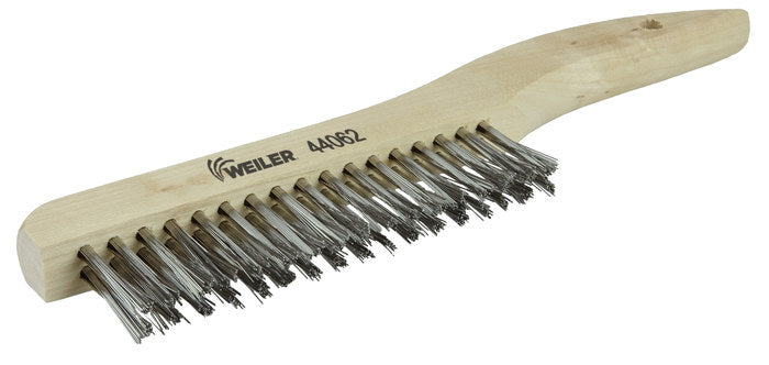 Weiler Shoe Handle Stainless Steel Brush - HardHatGear