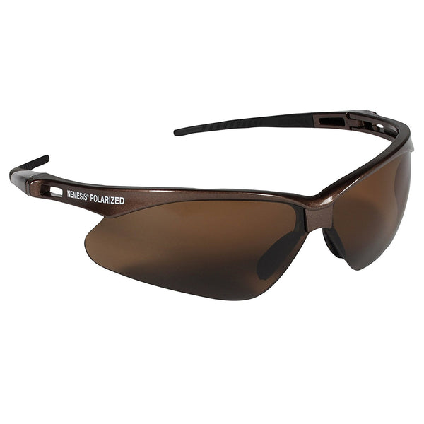 Nemesis Polarized Brown Lens/Frame Safety Glasses #28637 - HardHatGear