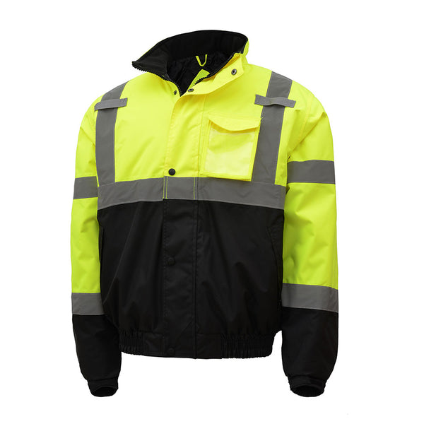 GSS Safety Class 3 3-In-1 Waterproof Bomber with Removable Fleece - HardHatGear