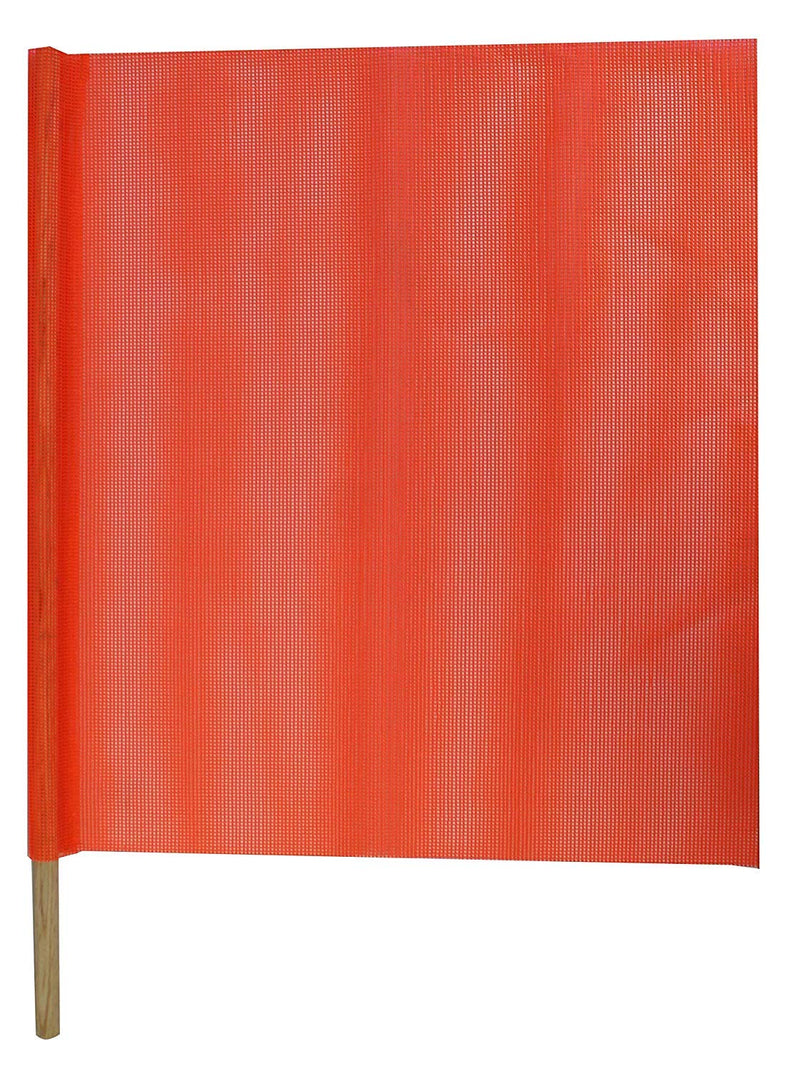 2W Safety Mesh Orange Flag with 30" Dowel - HardHatGear