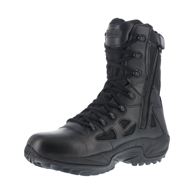 Reebok Men's Rapid Response 8" Side-Zip Waterproof Soft Toe Boot