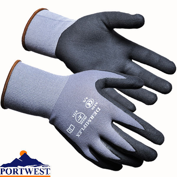 Portwest Dermiflex with Nitrile Foam Glove #A350 - HardHatGear