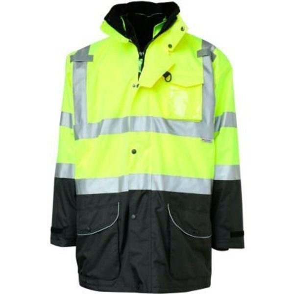 GSS Safety Class 3 7-in-1 3M™ Scotchlite Waterproof All Seasons Jacket-Discontinued - HardHatGear