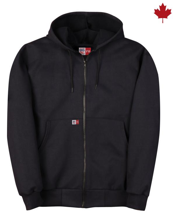 Big Bill FR Hooded Zip-Front Sweatshirt #DW17S11 - HardHatGear