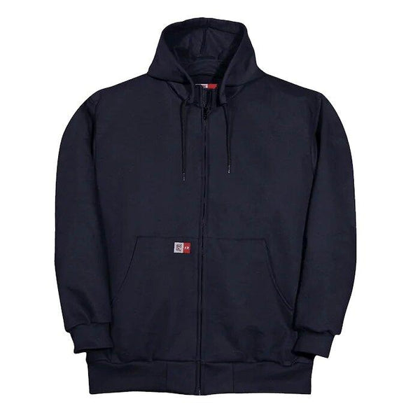 Big Bill 2NDs Flame-Resistant Wind Resistant Zip-Front Sweatshirt with Detachable Hood - HardHatGear