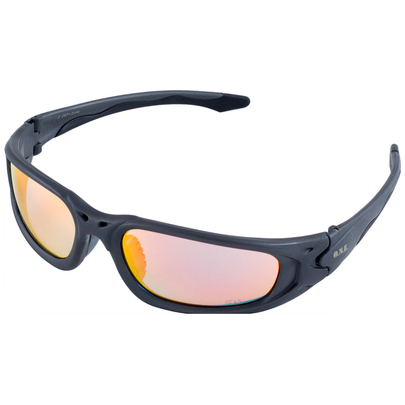 ERB One Nation Exile Gray Revo Gold Mirror Safety Glasses
