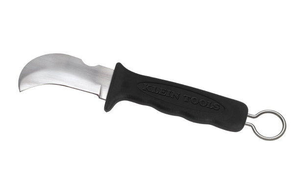 Klein 1570-3 Cable/Linemans Skinning Knife Hook Blade, Notch & Ring - HardHatGear