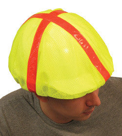 ERB S291 Hi-Viz Hard Hat Cover - Yellow/Lime